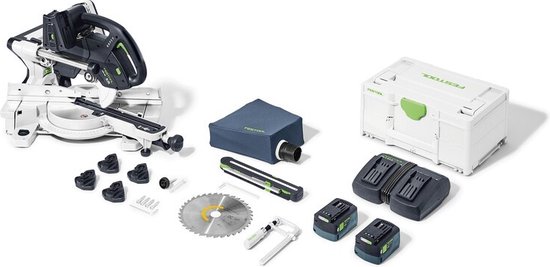 Festool KSC 60 EB 5,0 I-Plus Accu Afkortzaag KAPEX 216mm 18V 5.0Ah - 577954