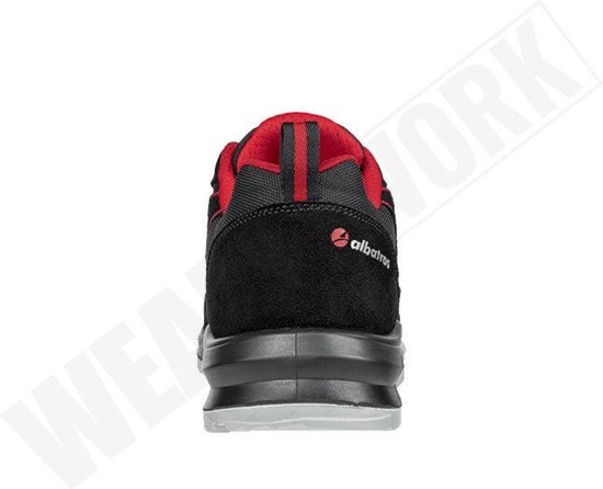 Albatros CLIFTON LOW SRC 648700210000042 Chaussures de sécurité S3 Pointure (EU): 42 noir, rouge 1 paire(s)