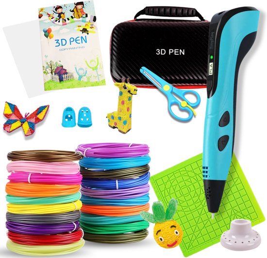 TinyPlay - 3D Pen Starterspakket XXL - Blauw