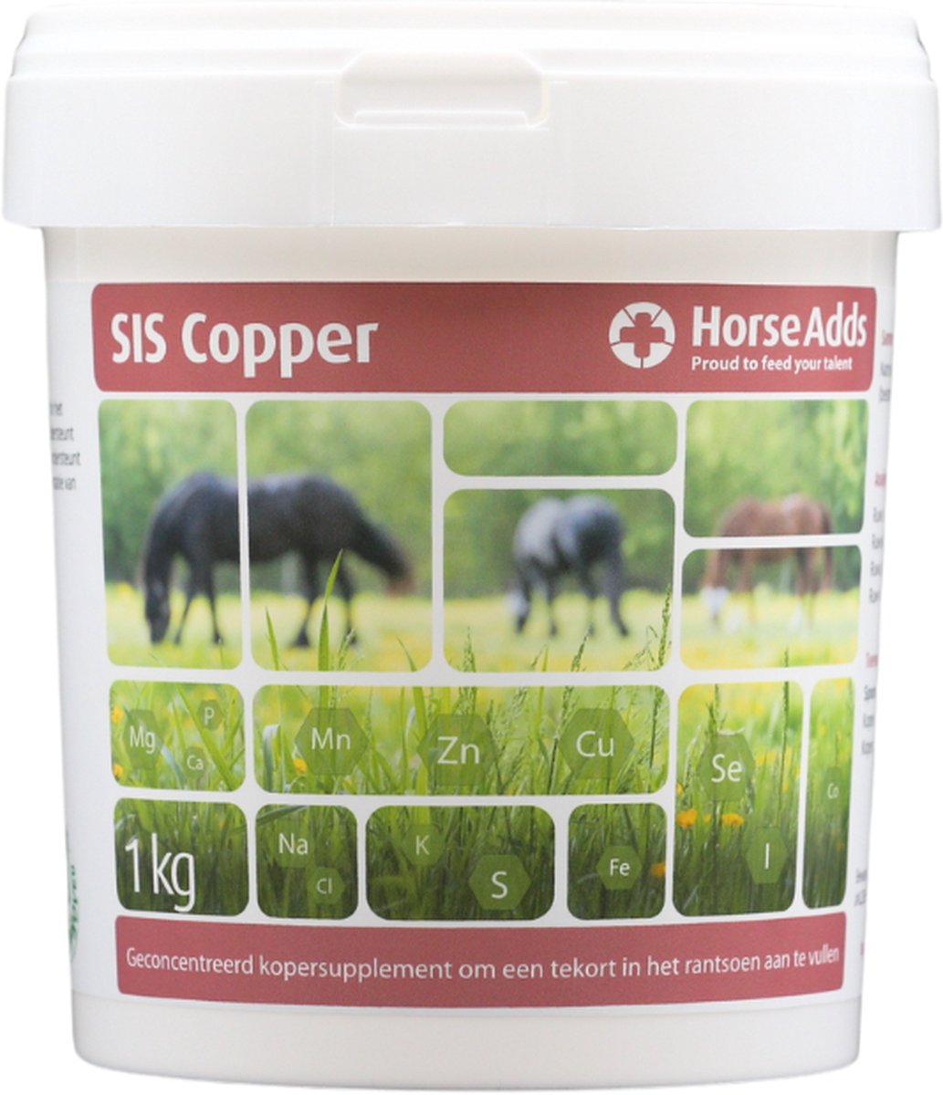SIS Copper 1 kg - Horse Adds Paardensupplementen
