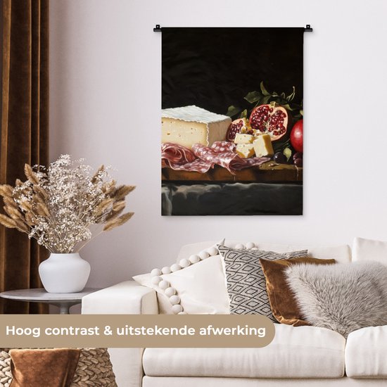 Tapisserie murale 60x80 cm - Nature morte - Vintage - Planche à boissons - Tapisserie - Tapisseries