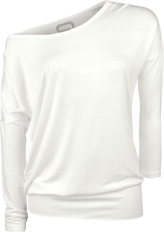 R.E.D. Rock-Engineered Design Wit los shirt met lange mouwen - Dames - S