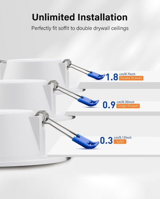 Hamulight LED inbouwspot Toledo zwart voor wifi set van 10 bestellen