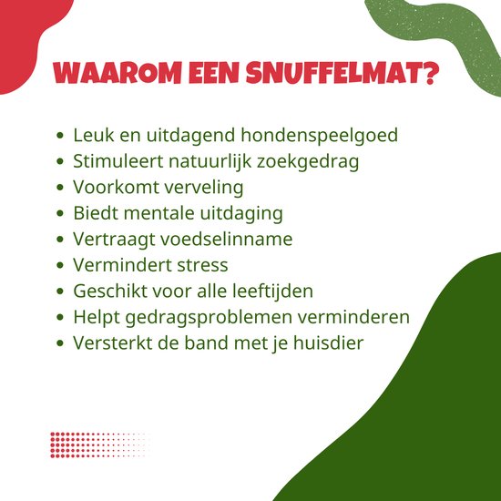 Xatory - Tapis à renifler pour chien - 100 % Katoen - 6 côtés - Jouets Chiens Intelligence - Puzzle pour chien - Travail cérébral - 25 x 25 x 25 cm