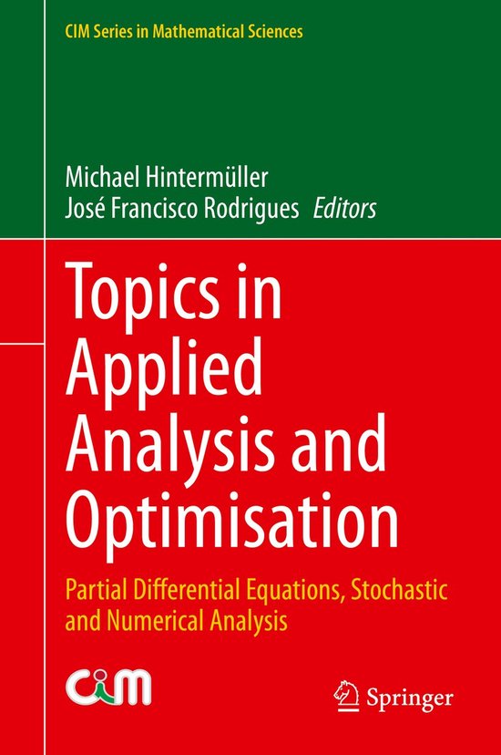 Topics in Applied Analysis and Optimisation - cover