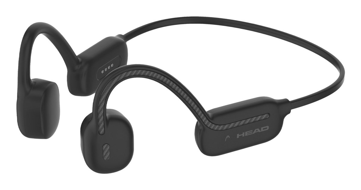 Head Bone Conduction Draadloze Sportkoptelefoon Zilver