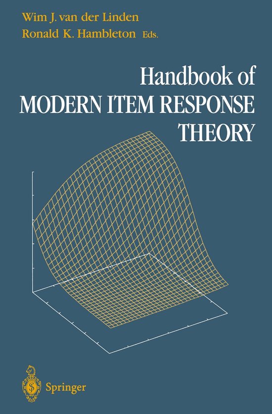 Handbook of Modern Item Response Theory - cover
