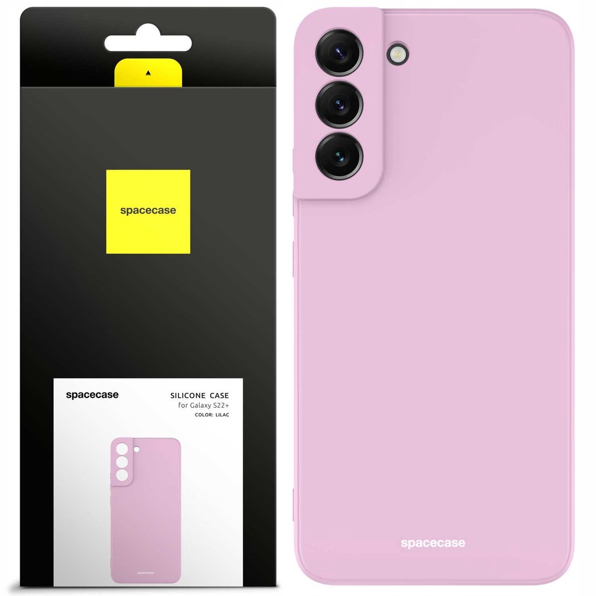 Spacecase Silicone Behuizing Galaxy S22+ Behuizing Lilac Cover Voor Samsung