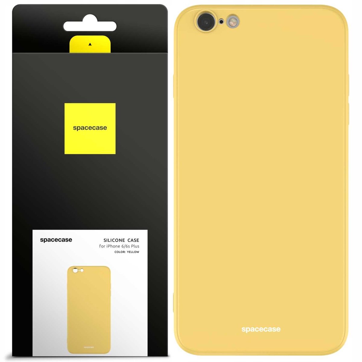 Spacecase Siliconen Hoesje Voor Iphone 6 6S Plus Geel