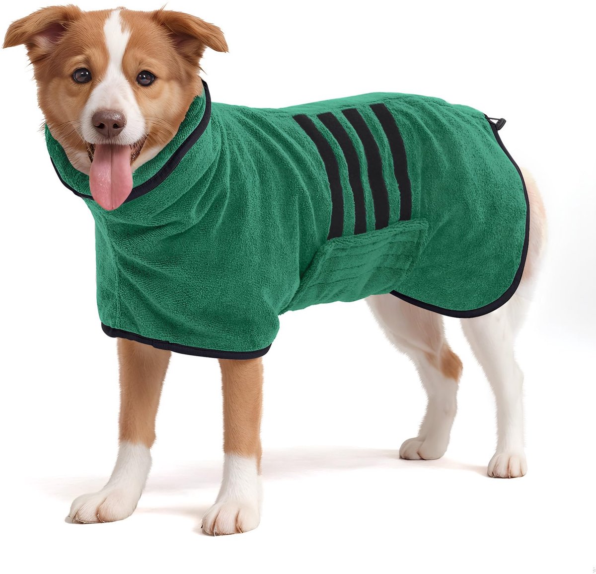 My Ninki ® Superabsorberende Sneldrogende Microvezel Badjas voor Honden van Alle Maten met Verstelbare Sluiting