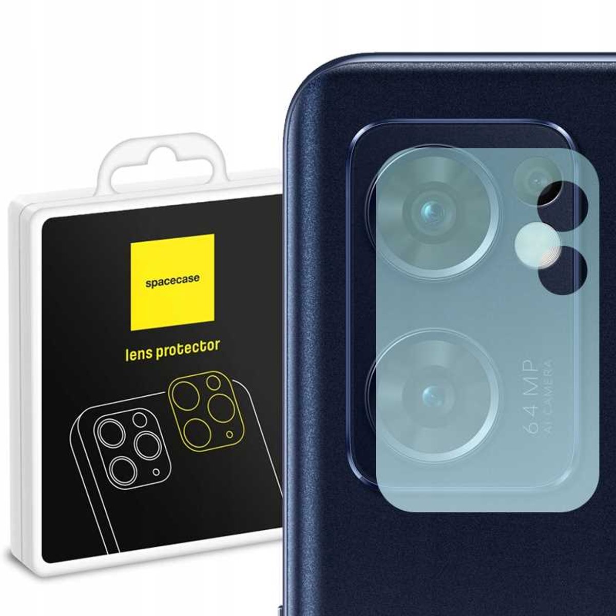 Spacecase Gehard Glas Voor Oppo Reno 7 5G Camera Lensbescherming