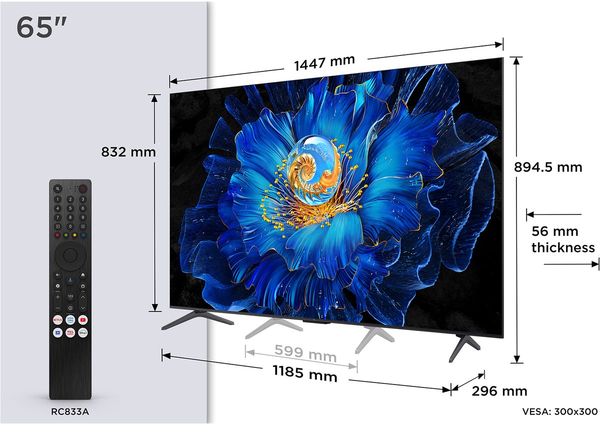 Tcl 65c6ks Qd-miniled Google Tv (2025)