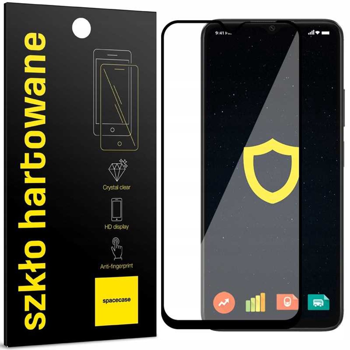 Spacecase 5D Gehard Glas Voor Oppo A38 4G Schermbescherming 5905719105242