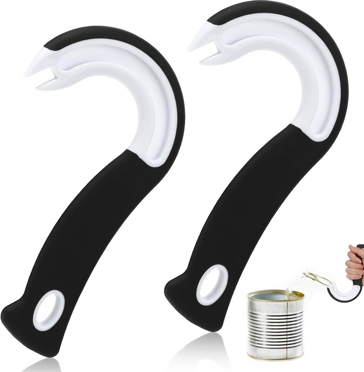 Draagbare blikopener voor trekringen - Set van 2 multifunctionele keuken gadgets