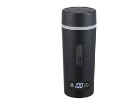 Draagbare Elektrische Reiswaterkoker - 12V- Voor Auto, Caravan & Thuis - 350ml - Roestvrij Staal - Snel & Veilig Koken!Reizen, Thuis, Vakantie, Autovakantie