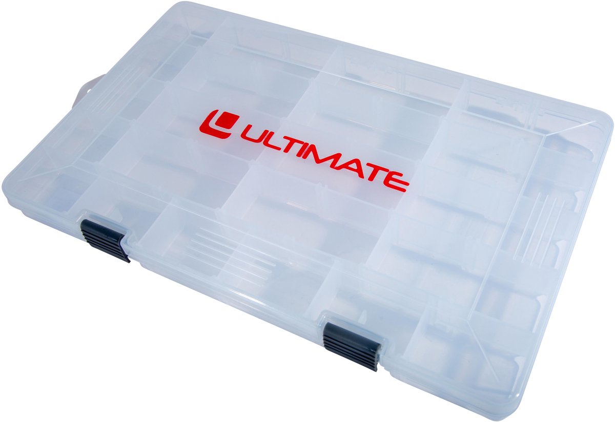 Ultimate Tacklebox Clear 38x22.5x4.8cm | Tackle box