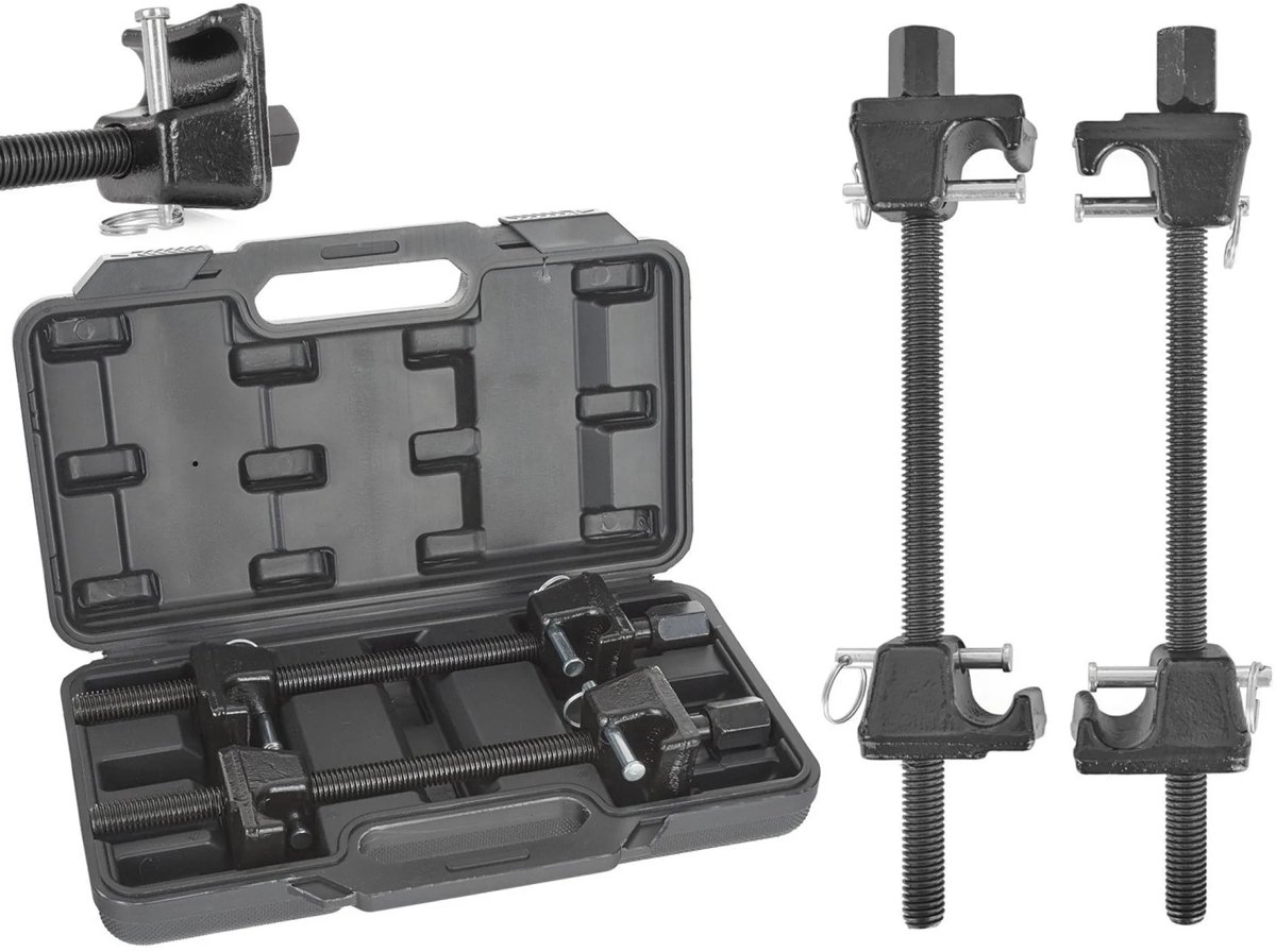 GEKO Veilige veercompressor set - 260 mm - ACME draad - 2 stuks