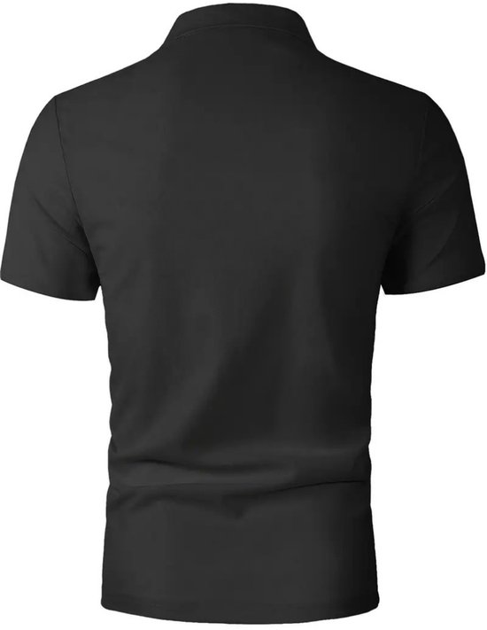 Nivard Golf Shirt Heren - T-shirt - Golfkleding - Golfen - Golf Accessoires - Polo Shirt - Donker Grijs - Maat M van Nivard — afbeelding 2