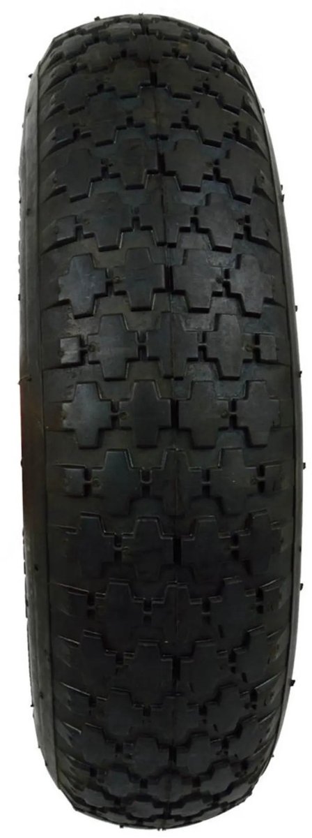 GEKO Rubberwiel voor kruiwagen - 90 kg draagkracht - 320 mm diameter - Met as inbegrepen van Geko — afbeelding 5