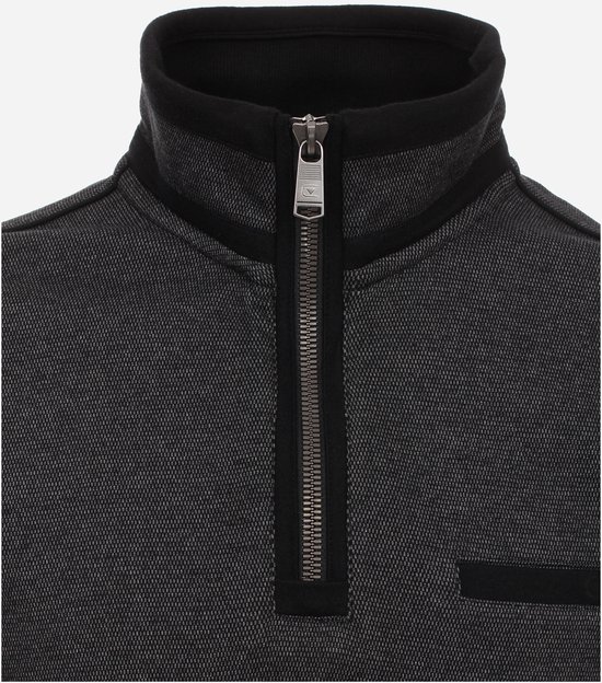 Pull skipper coupe confort CASA MODA - gris mélangé - Taille : M