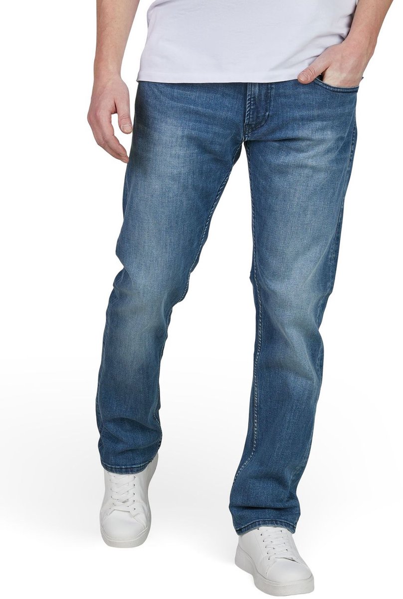 Replay Heren Jeans Broeken Grover regular/straight Fit Blauw Volwassenen Denim Jeansbroek