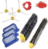 XL Reserve Onderdelen Geschikt Voor Irobot 600 Serie -  Robotstofzuiger Onderdelen - HEPA AeroVac Filter / Borstel / Zijborstel Set