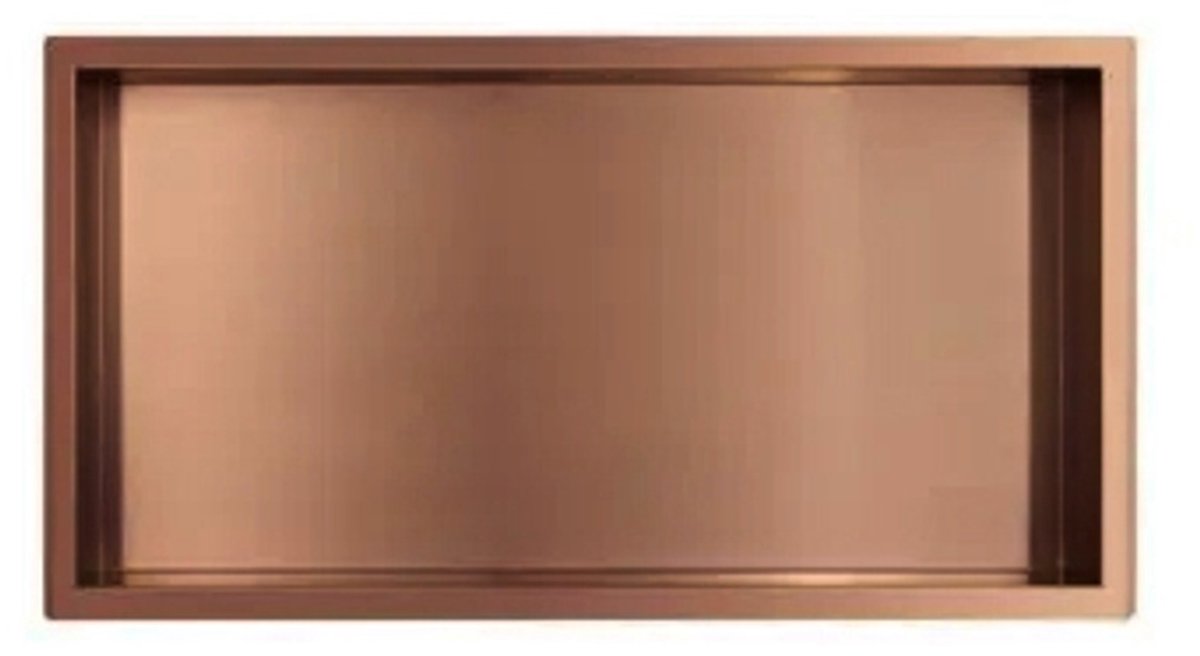 Copper RVS Inbouwnis 30x60x10cm - Inbouwnis badkamer en Douche
