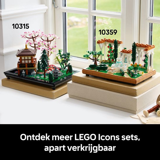 Jardin d'icônes LEGO avec fontaine - 10359