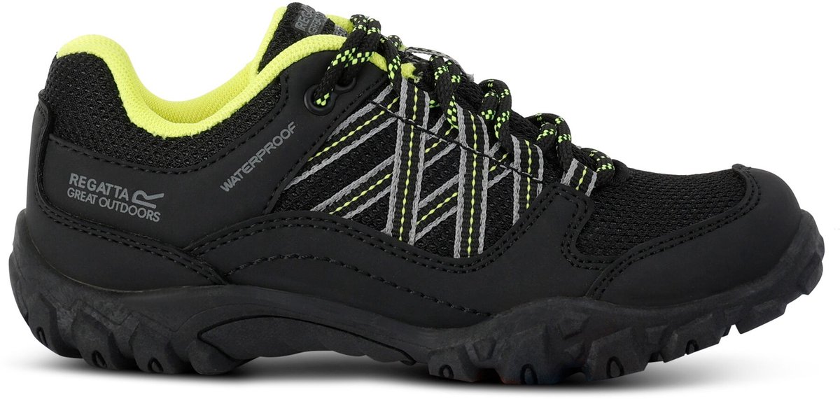 De Edgepoint waterdichte wandelschoenen voor kinderen Zwart
