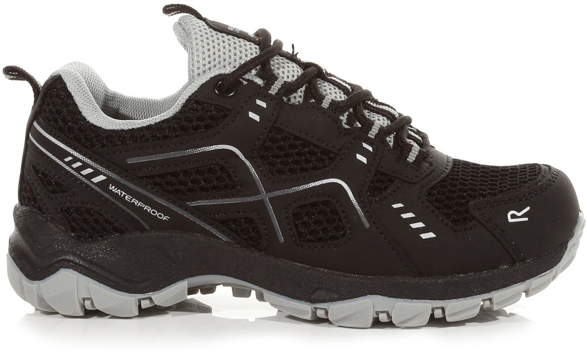 Schoenen Hiking Kinderen Waterdicht Ademend Vendeavour Zwart