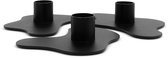 Spinder Design kandelaar Melt - Zwart - set van 3 - Staal