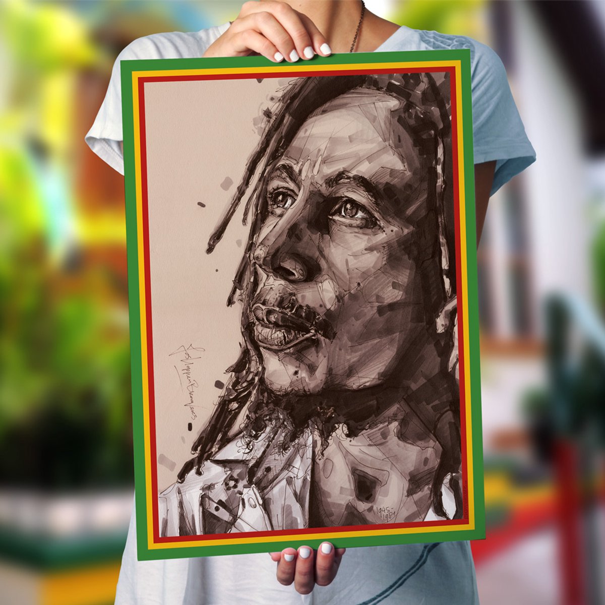 Reggae poster 50x70 cm