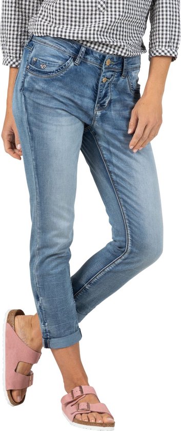 TIMEZONE Dames Jeans Broeken SLIM NALITZ 7/8 slim Fit Blauw W 28 Volwassenen