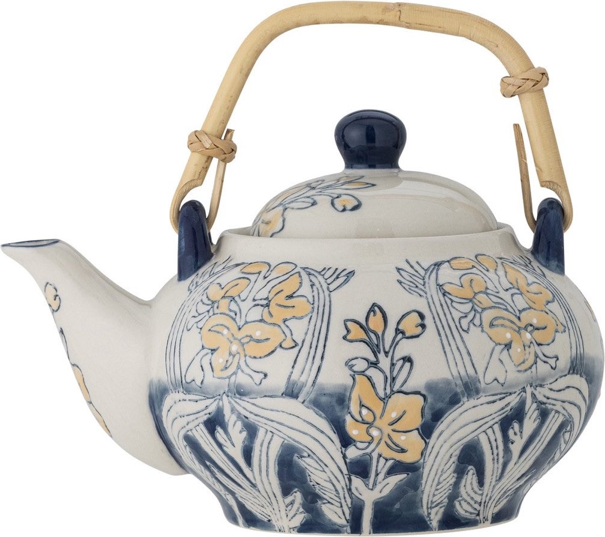 Bloomingville – Myah theepot blauw 800ml – 15 x 15 x 15 cm