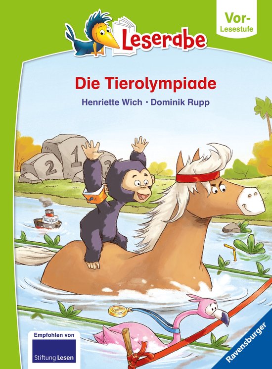 Die Tierolympiade - Leserabe ab Vorschule - Erstlesebuch fü ... - cover