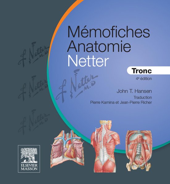 Mémofiches Anatomie Netter - Tronc - cover