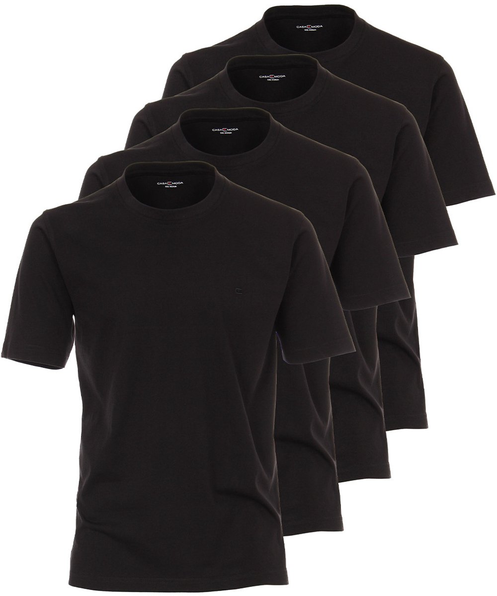 CASAMODA Heren t-shirt 4 pack Basic