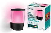 WiZ Elpas Applique Extérieure Zwart - Smart LED- Siècle des Lumières - Lumière Colorée et Wit - 230V