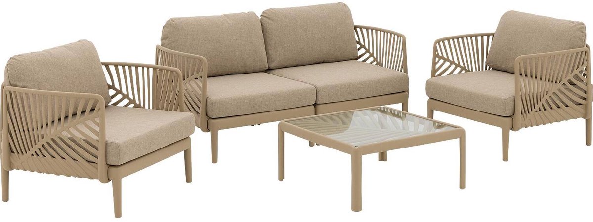 Goossens Loungeset Fazal - - Bruin