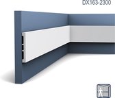 Deuromlijsting Origineel Orac Decor DX163-2300 AXXENT Multifunctioneel profiel Wandlijst Plint 2.3 m