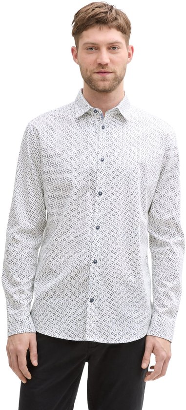 Tom Tailor - Chemise - Taille L - - 37264 blanc irr -