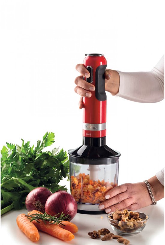 Ariete 0602/00 Moderna Staafmixer - 1000W - 10 Snelheden - Incl. Hakmolen, Garde & Maatbeker van Ariete — afbeelding 2