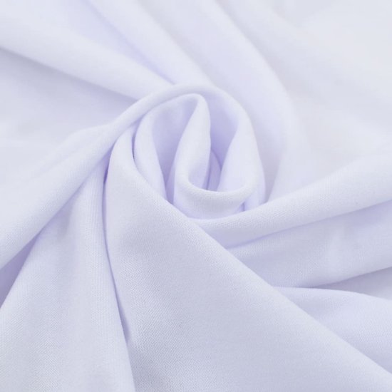 vidaXL Stretch Tafelhoes - 120 x 60.5 x 74 cm - Wit