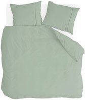 Housse de couette Walra Remade Uni Essence - 200x220 - 100% coton - Vert