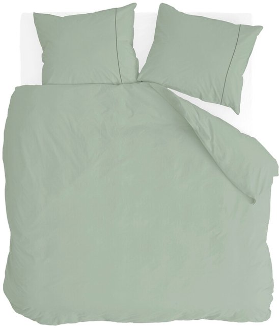 Walra Dekbedovertrek Remade Uni Essence - 200x220 - 100% katoen - Groen