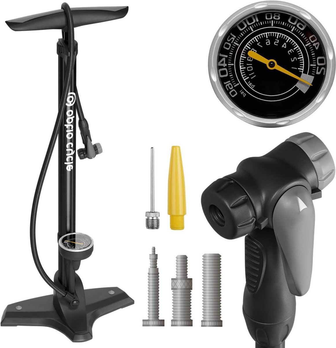 Vloerpomp met manometer