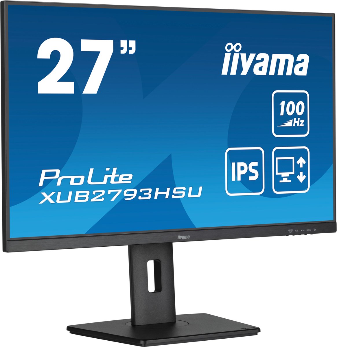 iiyama ProLite XUB2793HSU-B7 ledmonitor 100 Hz, HDMI, DisplayPort, USB, Audio, Adaptive Sync