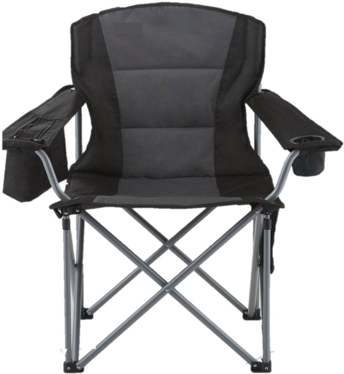 Campingstoel - Vouwstoel - Opvouwbaar - Visstoel - Strand - Inklapbaar - Lichtgewicht - Outdoor Stoel - Zwart - 98x63x99CM