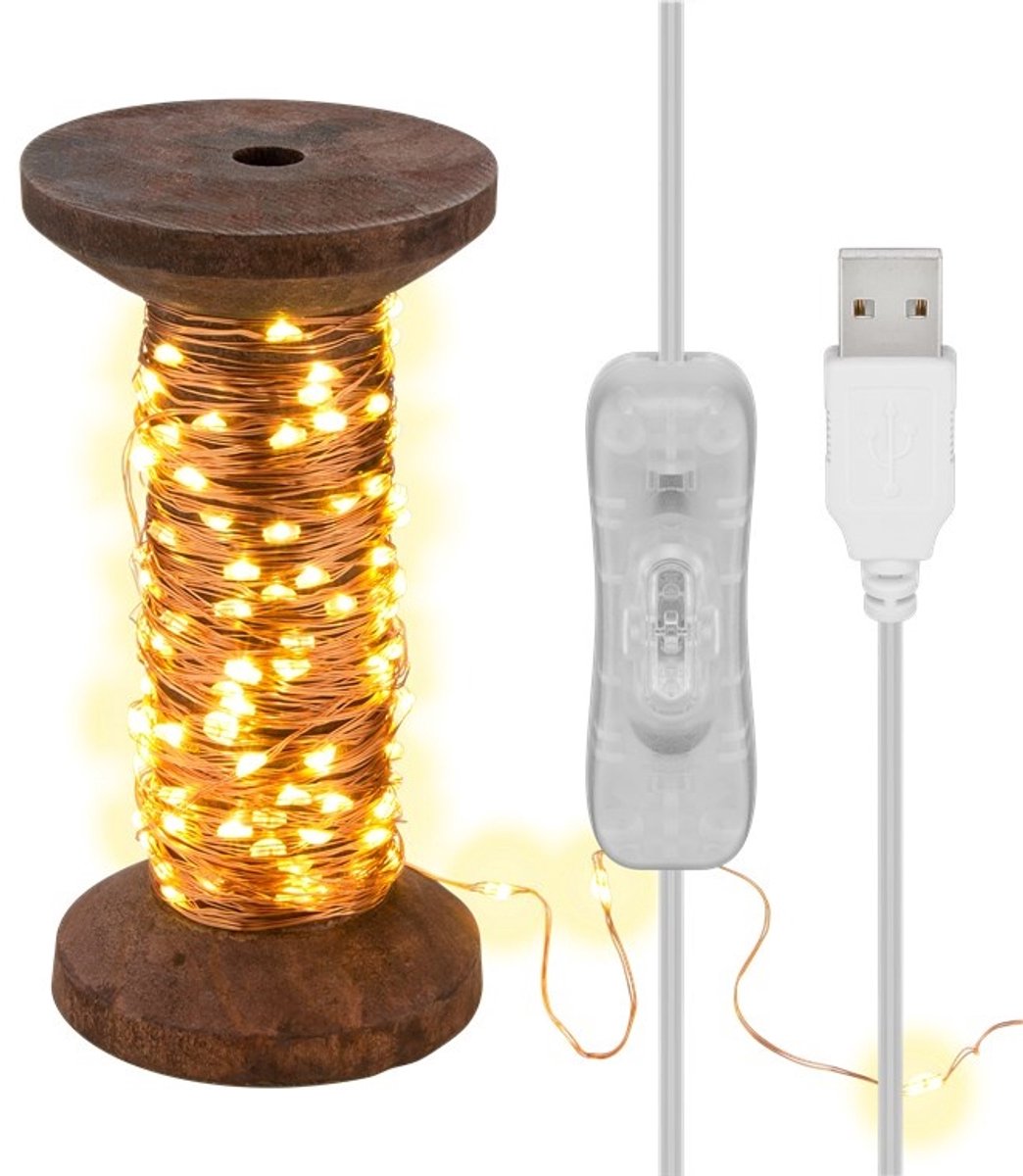 Goobay 60342, Sprookjesverlichting, Bruin, Transparant, IP20, Transparant, 150 lampen, LED