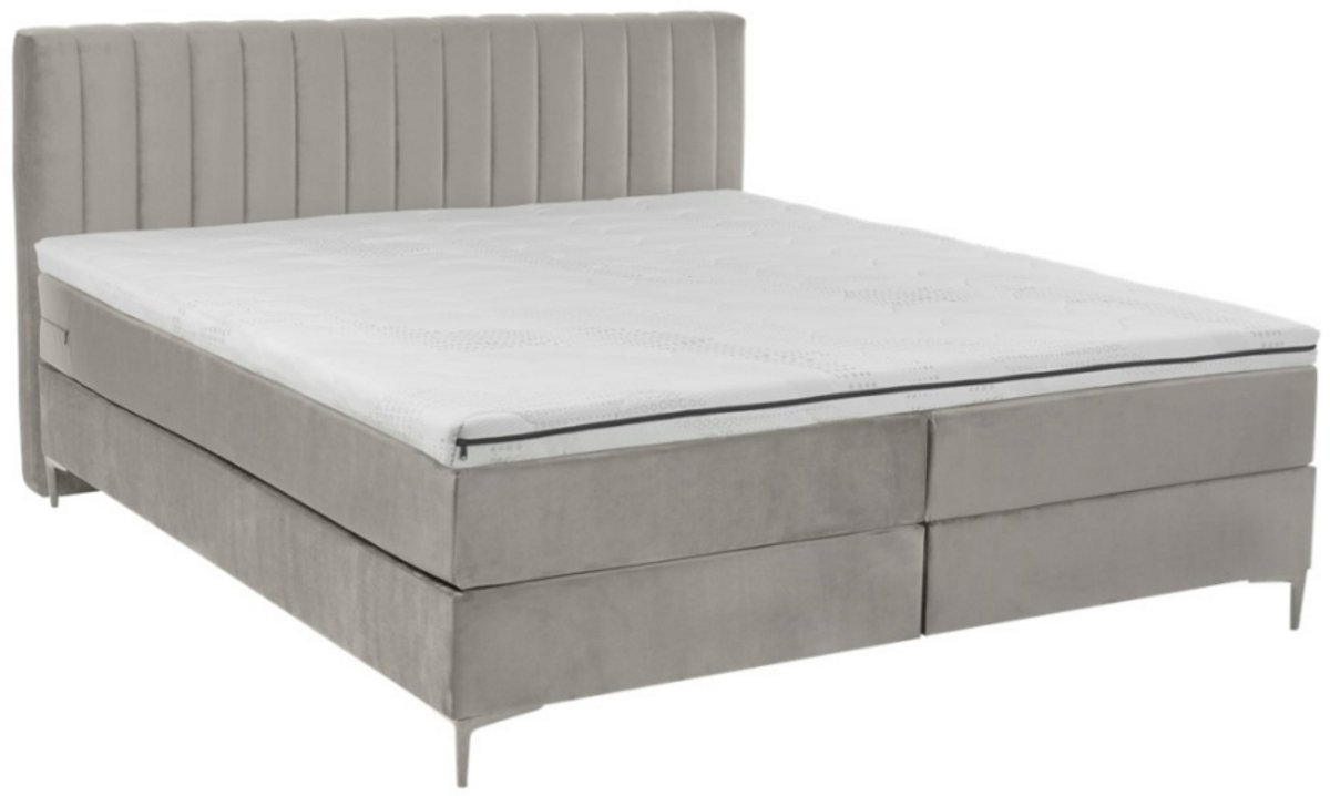 Nessa® - 120x190 Boxspring Cindy - Zwart - Complete Boxspring - Inclusief Topper